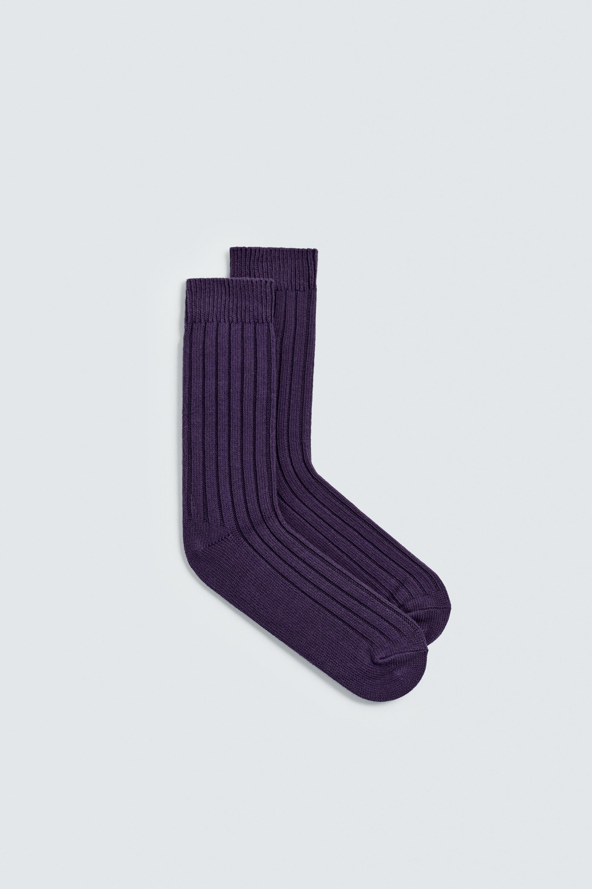 RIB-KNIT SOCKS X SR_A